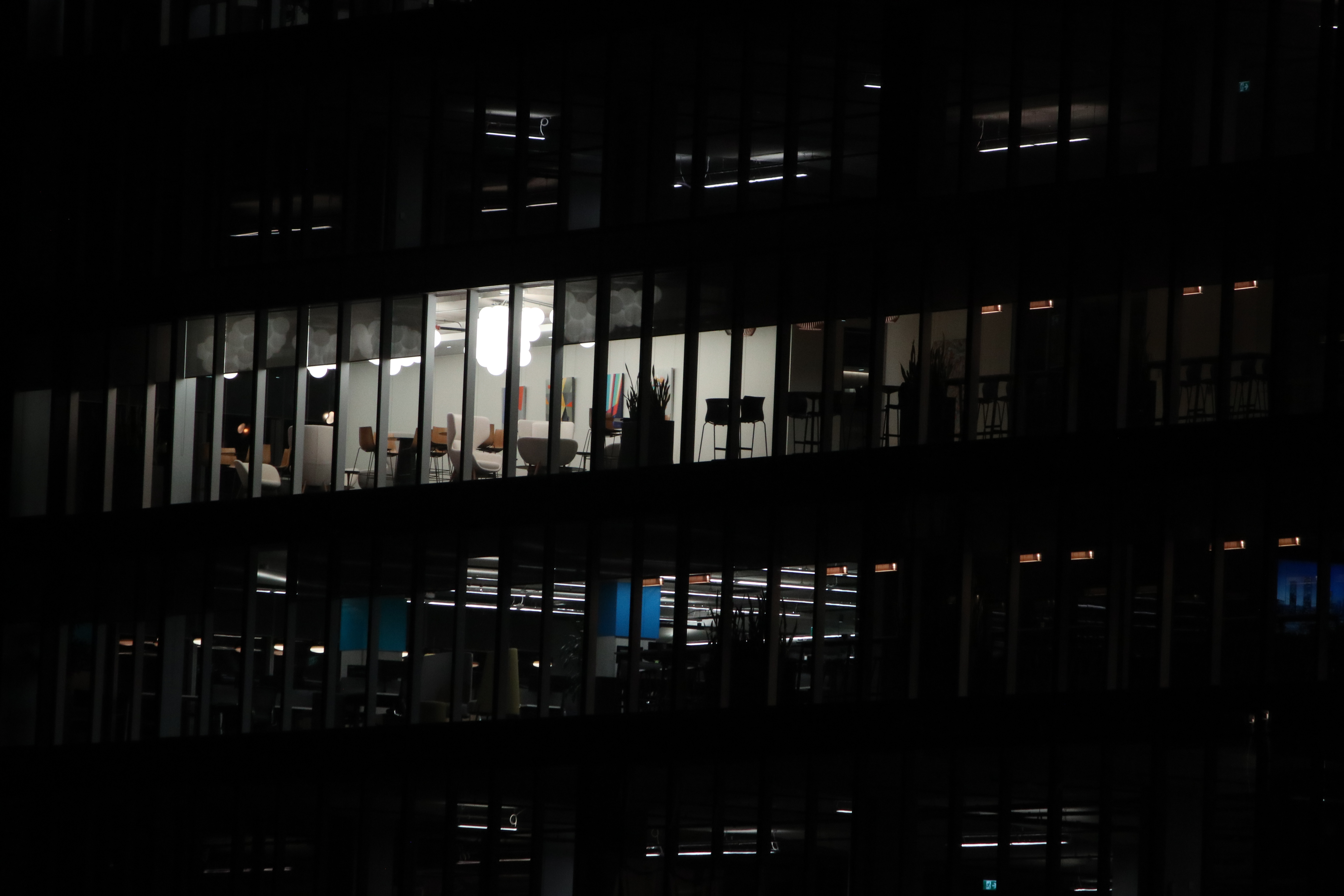 Office at night